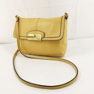 Coach Kristen Mini Canary Yellow Crossbody Bag